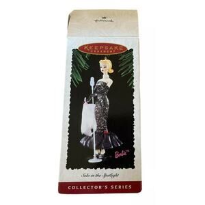 Hallmark Keepsake Ornament BARBIE Solo In The Spotlight 1995 Collector’s Series